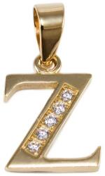 Ékszershop Köves Z betű arany medál (1315485)