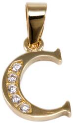 Ékszershop Köves C betű arany medál (1315492)