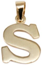 Ékszershop Fényes S betű arany medál (1315469)