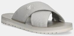 Calvin Klein Jeans papucs CROSS SANDAL CRXS TX - szürke Férfi 41