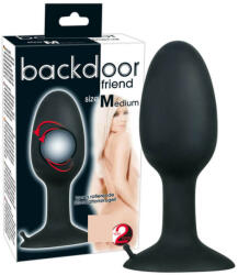 You2Toys Backdoor Friend Medium - plug anal cu bilă rotativă, mărime medie