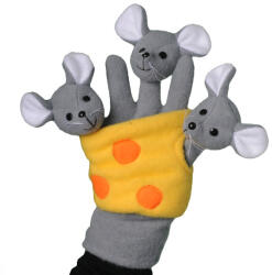 Contact Kft Kisegerek a sajtban ötujjas báb (CT-5111)