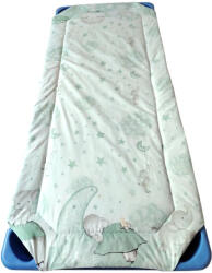  Ovis töltött gumifüles lepedő Pasztell Zöld Kiselefánt - Hold mintás 55x130cm / 58x133cm ágyra
