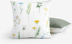 Goldea pamut párnahuzat duo - magyar rét, zsálya színű hátoldal 45 x 45 cm