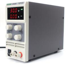 TECHFUN Laboratóriumi áramforrás KPS30xxD 30V 5A/10A - KPS305D - max kimenet 30V 5A (37982)