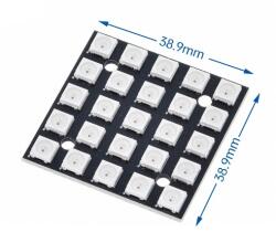 TECHFUN RGB LED mátrix 5 × 5 WS2812B 25 bites (89129)