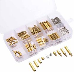 TECHFUN Csomag M3 csavarok, anyák és távtartók - fém (53355)