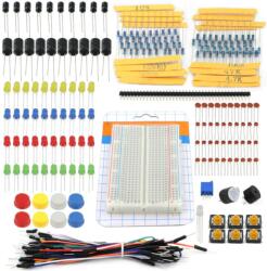 TECHFUN Ellenállás / led / kondenzátor készlet + műanyag rendező (7753)