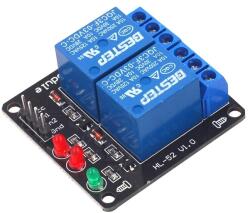 TECHFUN Relé modul 2 csatornás HL-52 (122797)