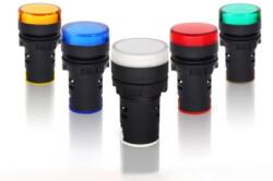 TECHFUN Ipari LED jelző 220VAC különböző színekben AD16-22DS - Kék (58421)