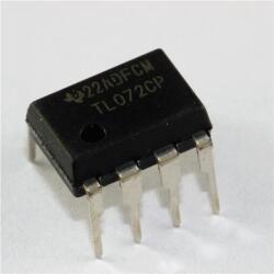 TECHFUN TL072CP műveleti erősítő, 2 csatornás JFET, 3 MHz (54380)