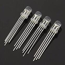 TECHFUN LED RGB 5 mm - Közös anód - Pont (tiszta) (56875)