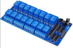 TECHFUN 16 csatornás relé 5V / 12V - 12 V (12259)