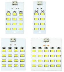 TECHFUN 8/12/16/20 db LED mátrix fehér szín - 12db LED 30*52mm (83738)