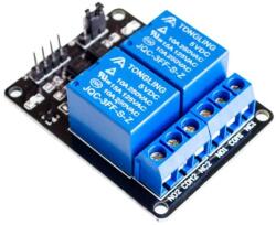 TECHFUN 2 csatornás relé modul 5V (52359)