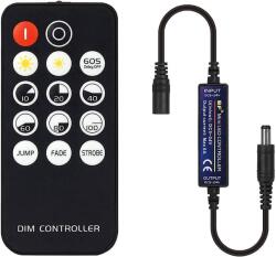 TECHFUN Vezérlő egyszínű LED szalagokhoz 5-24V IR távirányítóval (119112)