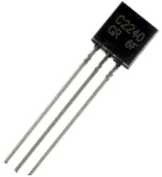 TECHFUN BJT tranzisztor NPN 2SC2240 120V 100mA (86813)