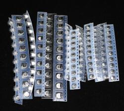 TECHFUN 130 db SMD alumínium kondenzátort tartalmazó csomag (130603)