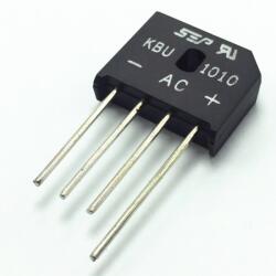 TECHFUN Különféle típusú dióda egyenirányító híd 10A-ig - 8A 800V (lapos forma) (46988)