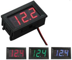 TECHFUN Digitális DC voltmérő 5-120V különböző színekben - Kék (48479)