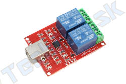 TECHFUN 2 csatornás programozható relé USB csatlakozóval (27579)