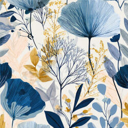 Takoy Elasztikus szatén kék mező Karolína