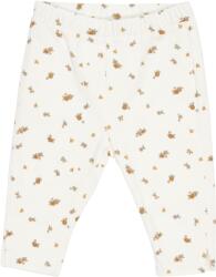 Little Dutch Pantaloni din catifea de bumbac organic - White Blossom - Little Dutch