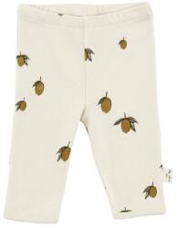 Konges Sløjd Pantaloni din bumbac organic pentru nou-nascuti - Lemon - Konges Sløjd