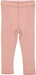 MarMar Pantaloni din lana merinos cu model pointelle pentru bebelusi - Burnt Rose - MarMar