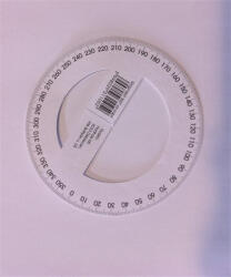  Szögmérő, papír, 360 fokos (BLACKFRIDAY_CR_ISKE149)