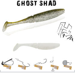 Herakles GHOST SHAD 10cm WHITE/SILVER