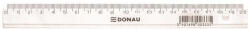 DONAU Vonalzó, műanyag, 20 cm, DONAU (BLACKFRIDAY_CR_D7002)