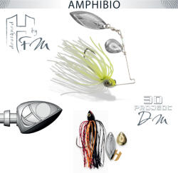 Herakles SPINNERBAIT HERAKLES AMPHIBIO TANDEM 1/4oz 7gr Devil