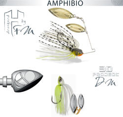 Herakles SPINNERBAIT HERAKLES AMPHIBIO WILLOW 3/8oz 10.5gr Chartreuse White