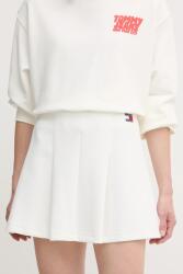 Tommy Jeans szoknya fehér, mini, harang alakú, DW0DW20268 - fehér S