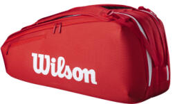 Wilson Super Tour 6 Pack 2025 Wilson Red tenisztáska