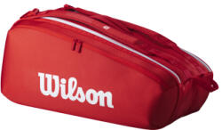 Wilson Super Tour 9 Pack Wilson Red 2025 tenisztáska