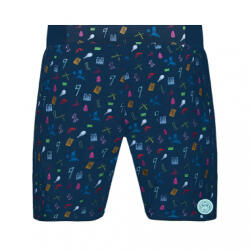 BIDI BADU Tafari Tech Shorts Dark Blue/ Mixed fiú tenisznadrág
