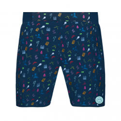 BIDI BADU Bevis 7Inch Tech Shorts Dark Blue/ Mixed férfi tenisznadrág
