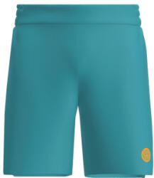 BIDI BADU Melbourne 2025 Junior Shorts Petrol/ Orange fiú tenisznadrág