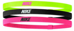 Nike Elastic Headbands 2.0 Volt/ Black/ Hyper hajpánt (3 db)
