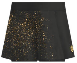 BIDI BADU Paris 2024 Printed Wavy Skort Black/ Gold női tenisz szoknya