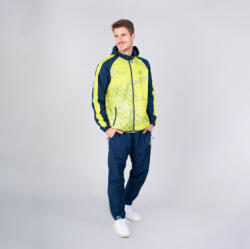 BIDI BADU Kidane Tech Tracksuit Lime/ Dark Blue férfi melegítő