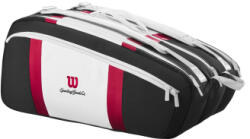Wilson Courage Collection 15 Pack Black/ White/ Red tenisztáska
