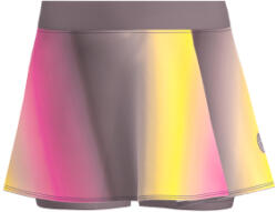 BIDI BADU Spectrum Printed Wavy Skort Light Brown/ Coral/ Yellow női tenisz szoknya