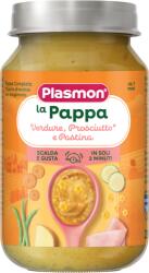 Plasmon Пюре от зеленчуци, бебешка паста и свинско месо 7+м 200г - topcho-online