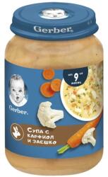 Gerber Супа Карфиол, Магданоз и Заек, 9+м, 190г