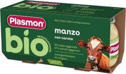 Plasmon БИО пюре говеждо и моркови 6м+ 2х80г - topcho-online