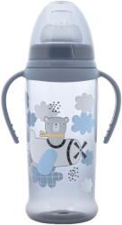 Lorelli Бебешко шише с мек накрайник Lorelli My Friend - 350 ml, Cameo Blue