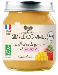 Simple Comme БИО Плодово пюре Ябълка и манго 125г